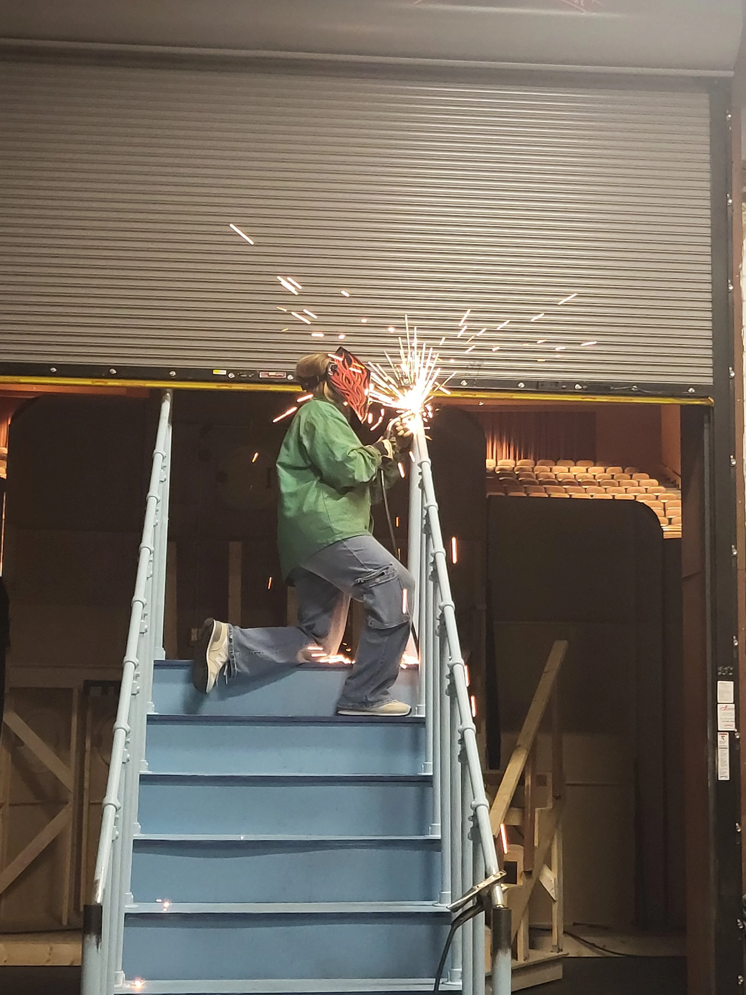 Some times even the tech director has to be hands on