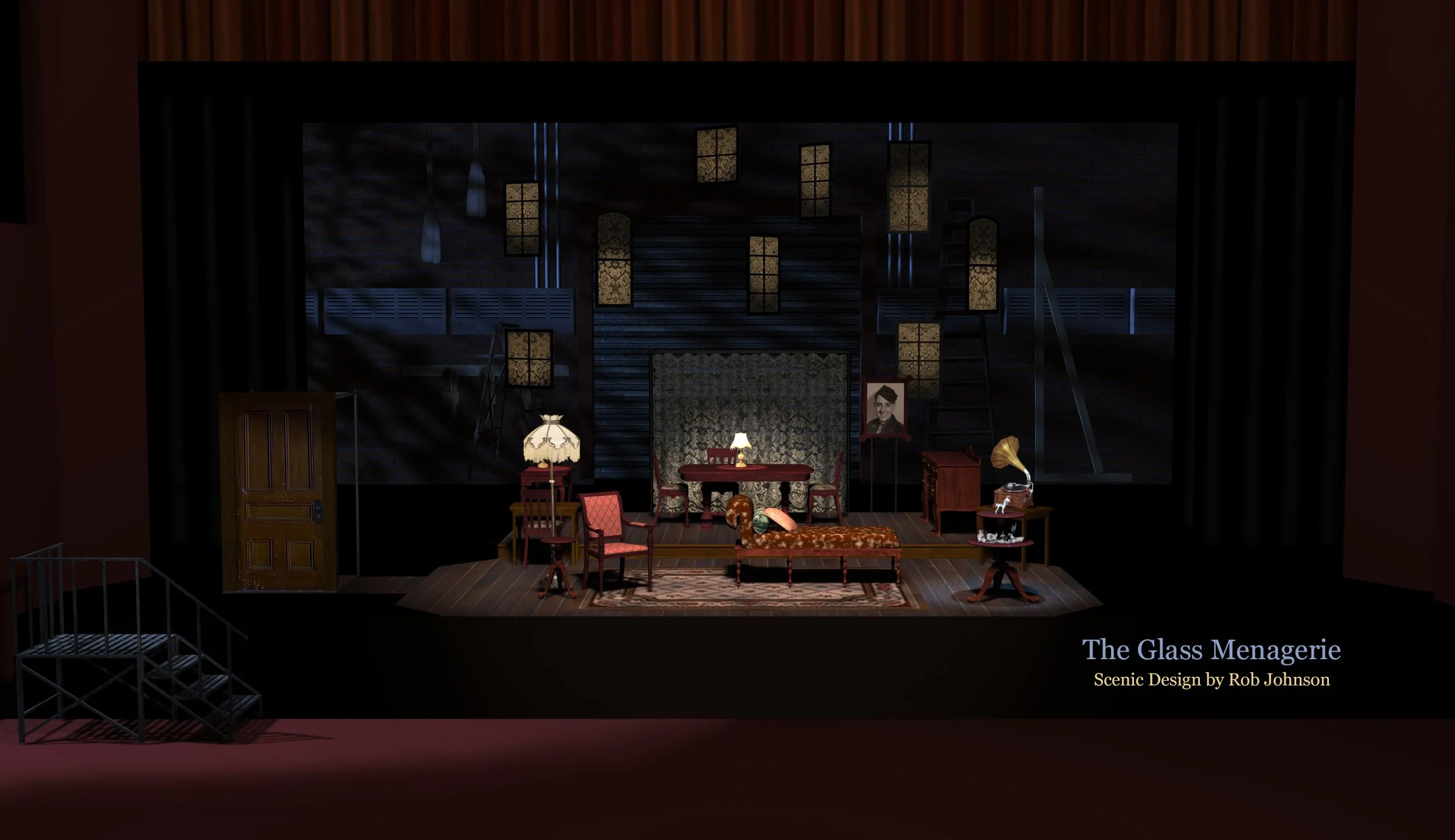 Initial Scenic Rendering.