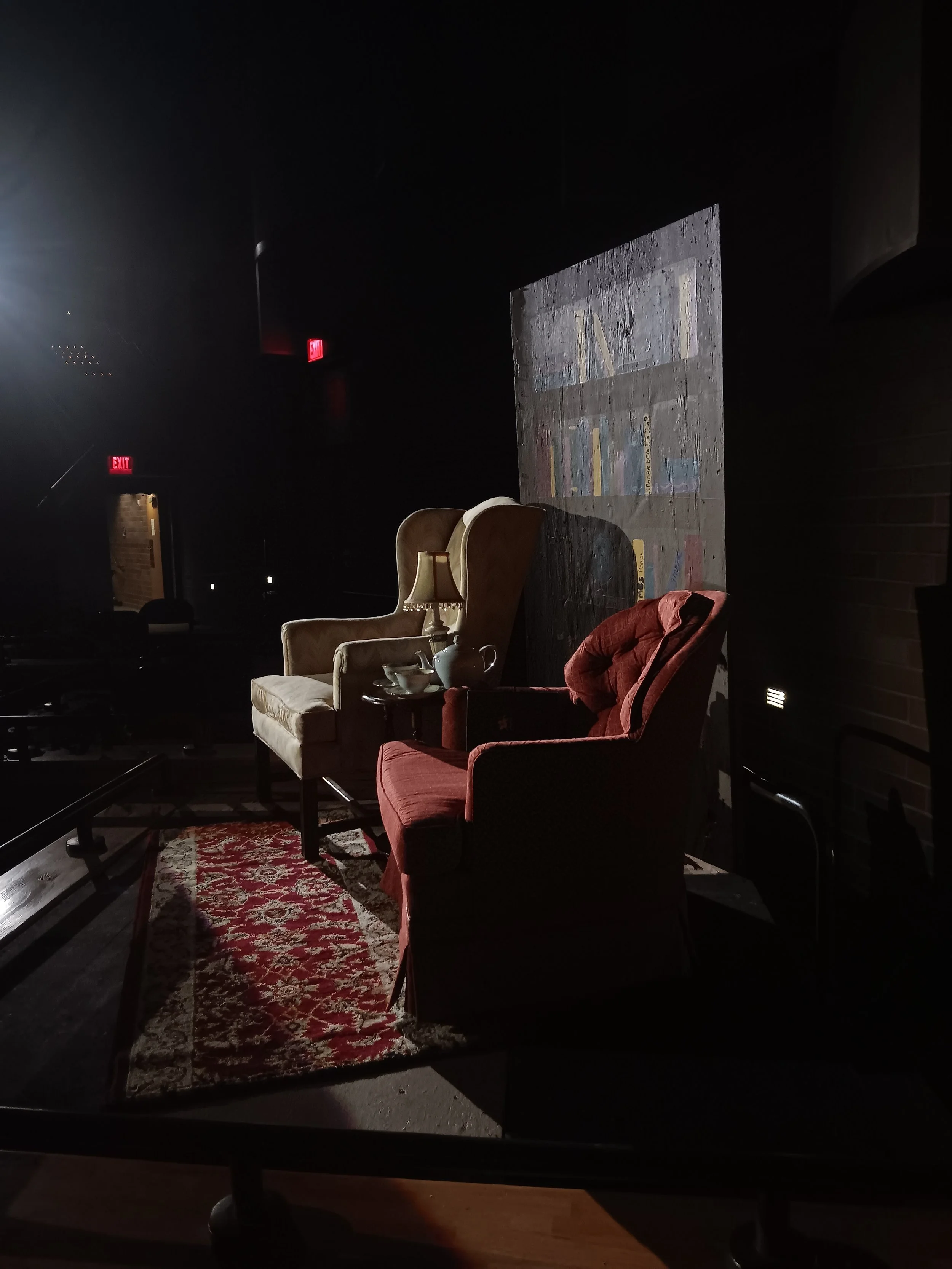 Narrator cove built into the audience seating