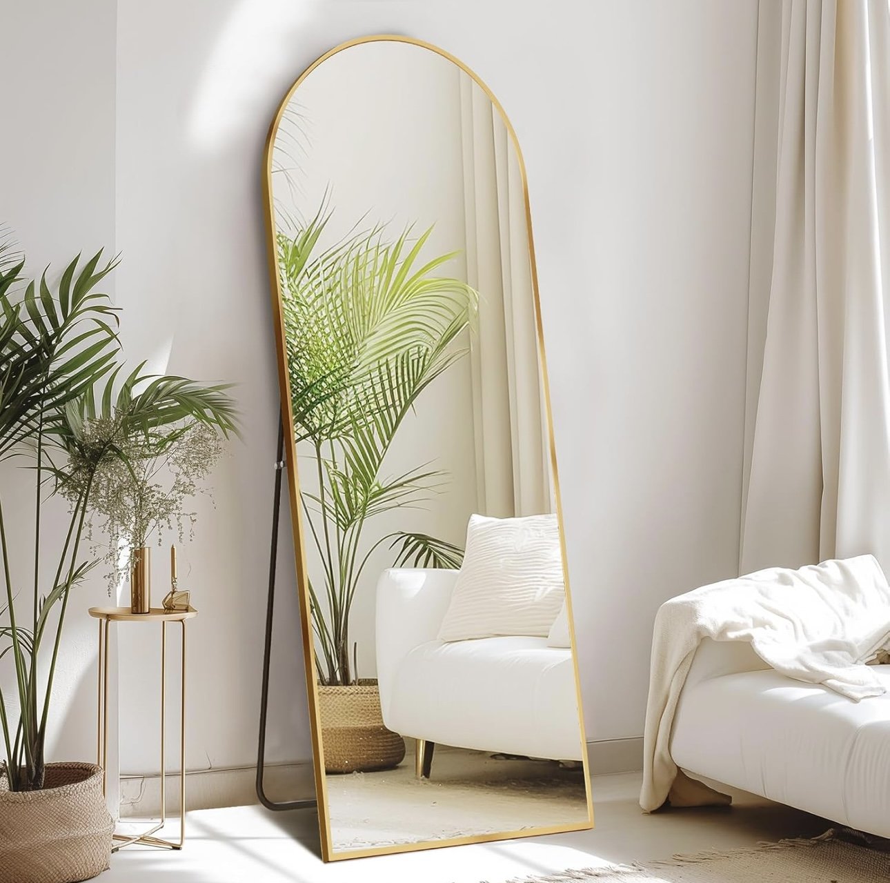 Standing Gold Mirror