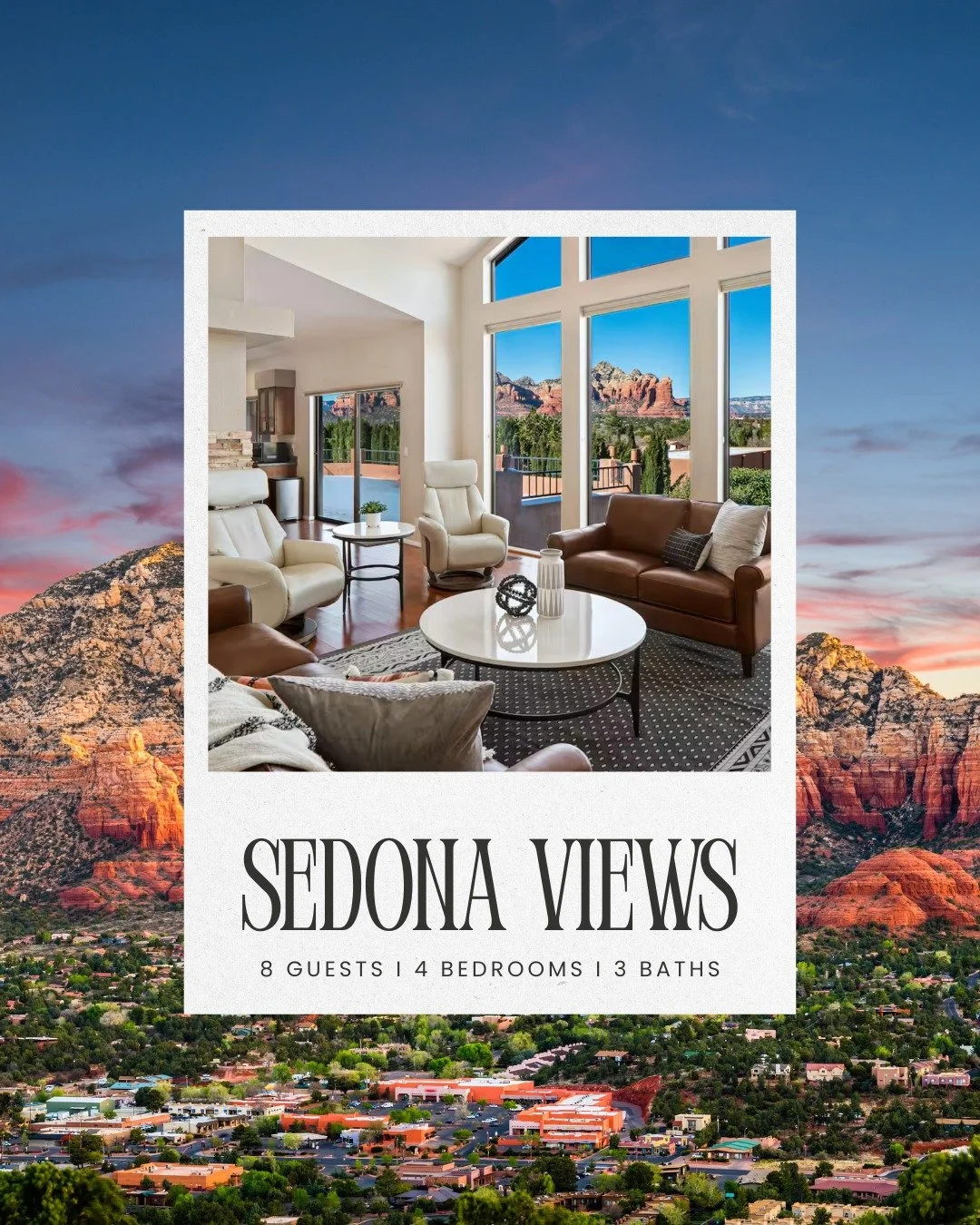 Winter in Sedona! Here&rsquo;s what matters most this season:

✔️ Close to trails &amp; outdoor adventure for crisp morning hikes and scenic walks
✔️ Space to spread out for families or small groups traveling together
✔️ A fully equipped kitchen for 
