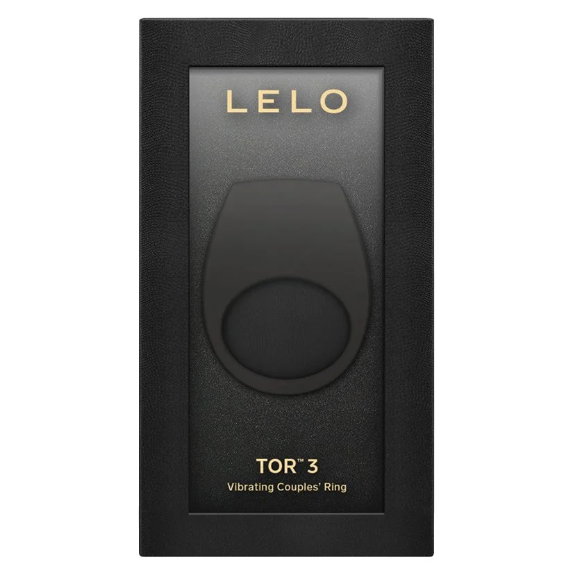 TOR3 Vibrating Couples Ring - Obsidian Black