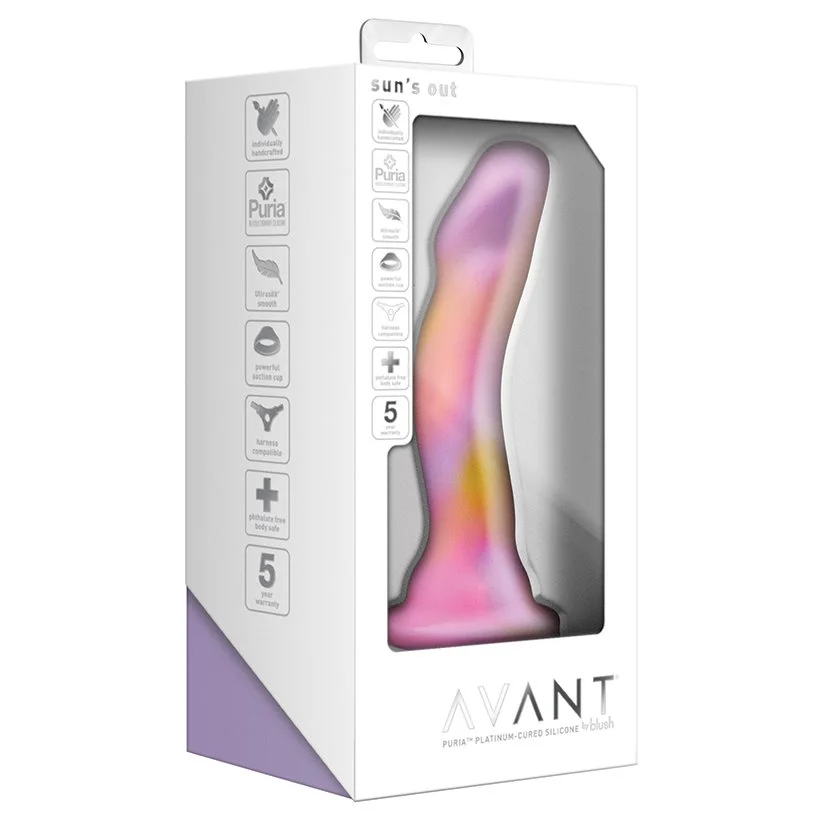 Avant Sun's Out-Pink Silicone Dildo - Pink