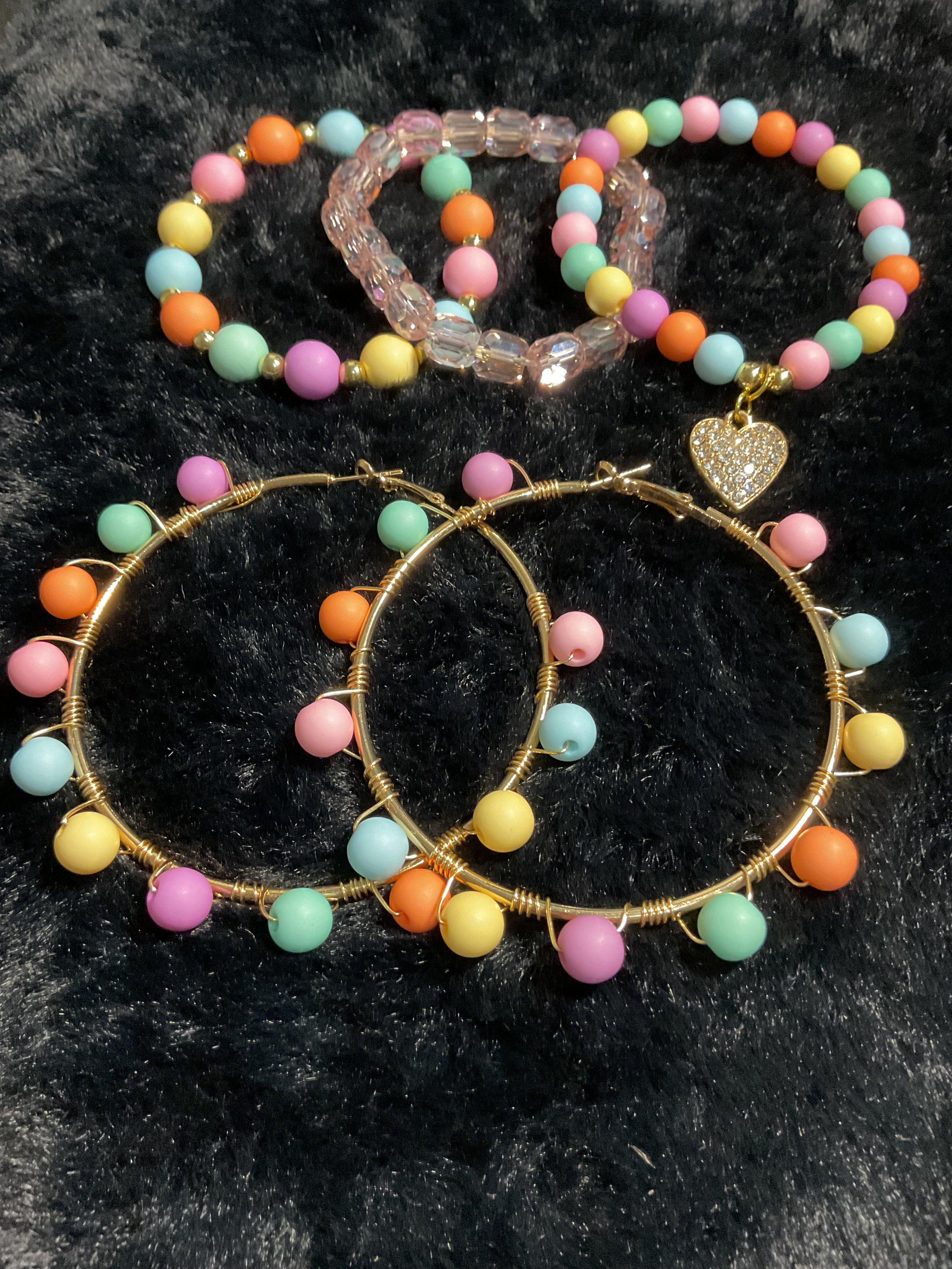 Vibrant Beaded Jewelry Set