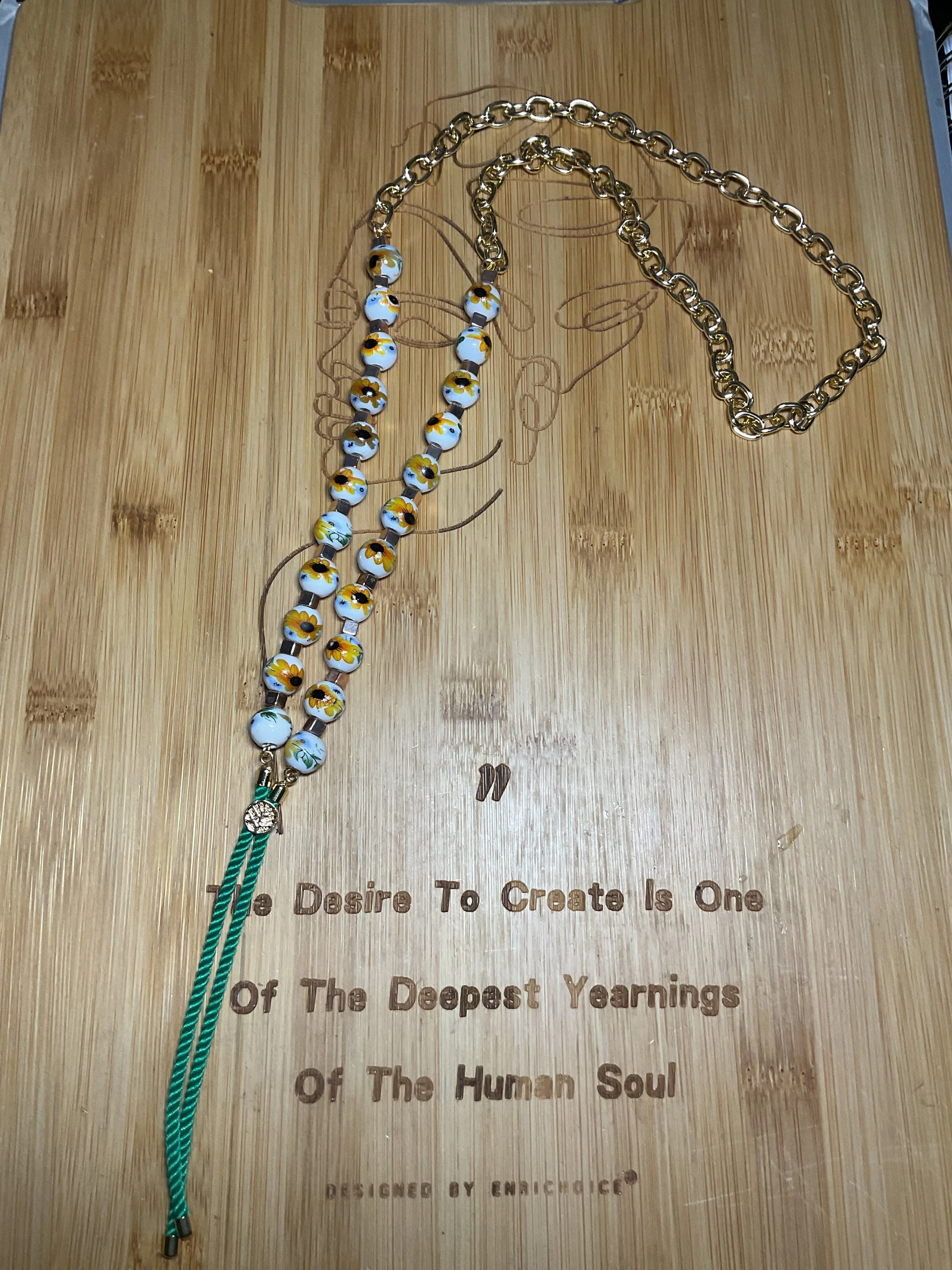 Sunflower Serenity Necklace