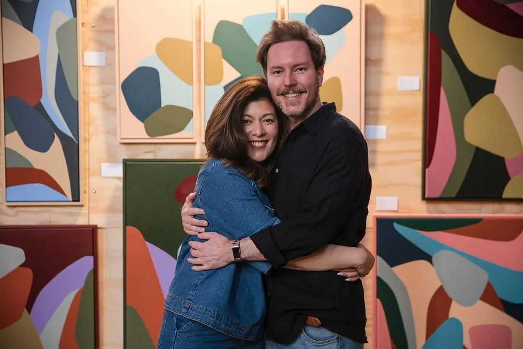 A rare photo of me and my darling looking somewhat normal.

Inner West Art Fair 2025 - done and dusted!

A huge thank you to my new collectors and to all the potential collectors I had the pleasure of chatting with - I&rsquo;m so excited to create th