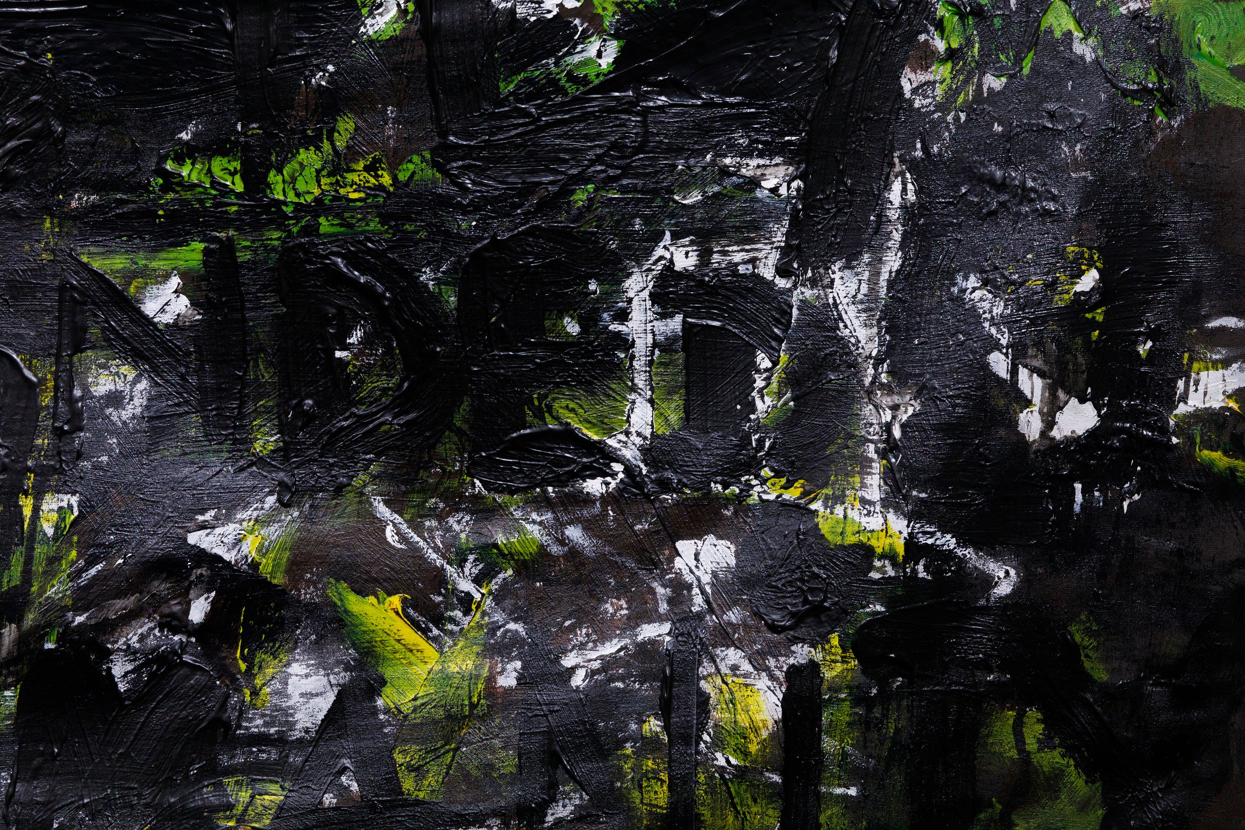 Son, 2024 Acrylic on grey polyester — 60 x 27 in.
