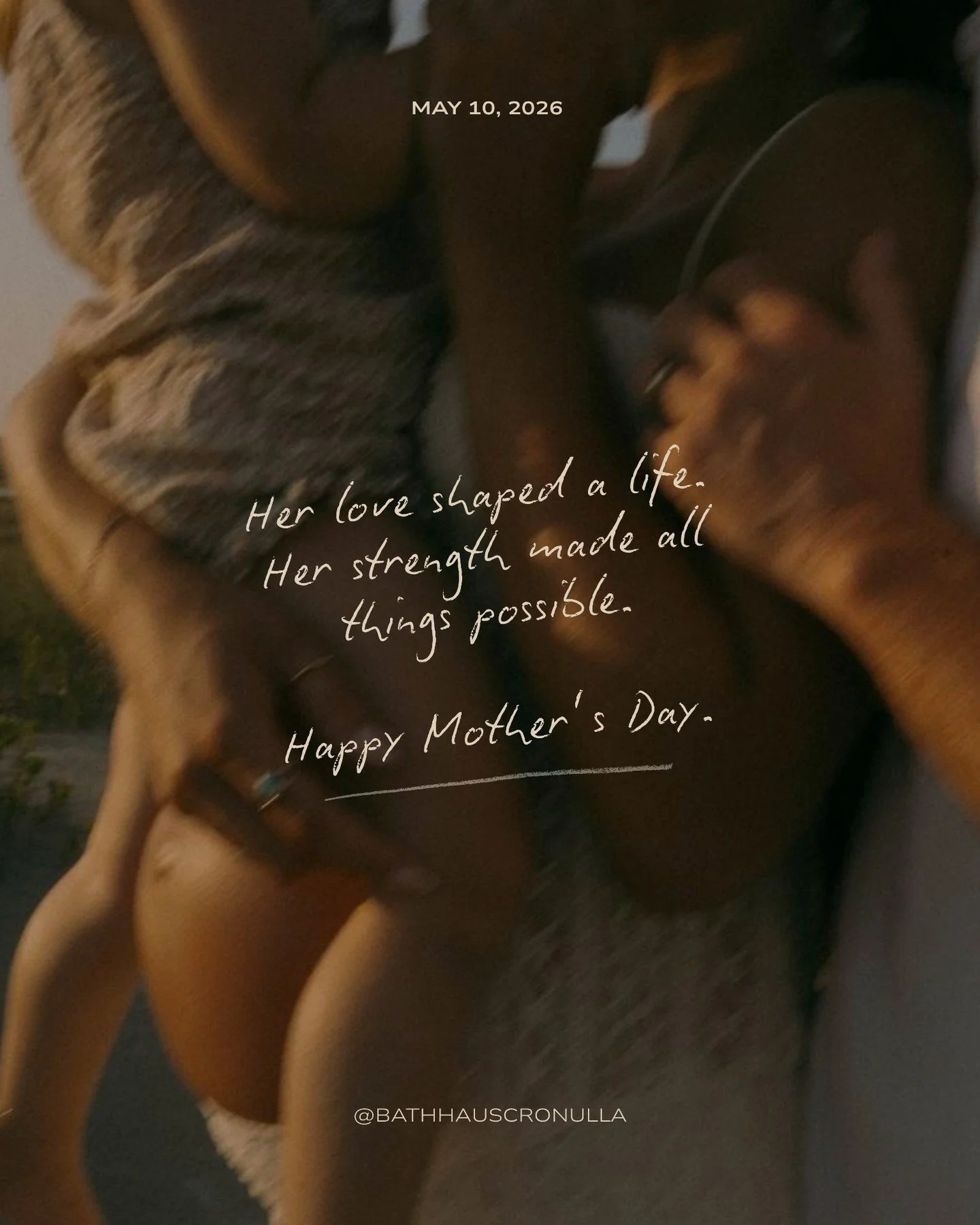 To the women who shape us, support us, and hold everything together 🤍

A moment to pause, reset, and feel cared for.
Happy Mother&rsquo;s Day. 🫶🏼

#bathhaus #bathhauscronulla #bathhausrecovery #sydneyrecovery #sydneycoldplunge #sydneysauna