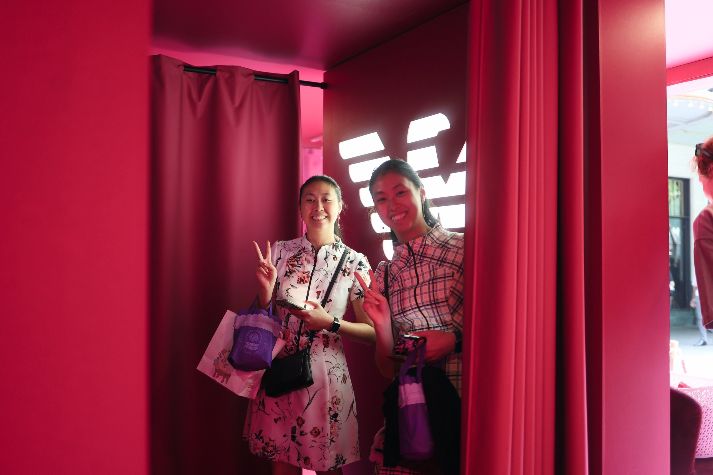 Armani brand activation event with custom photo booth by No Filter