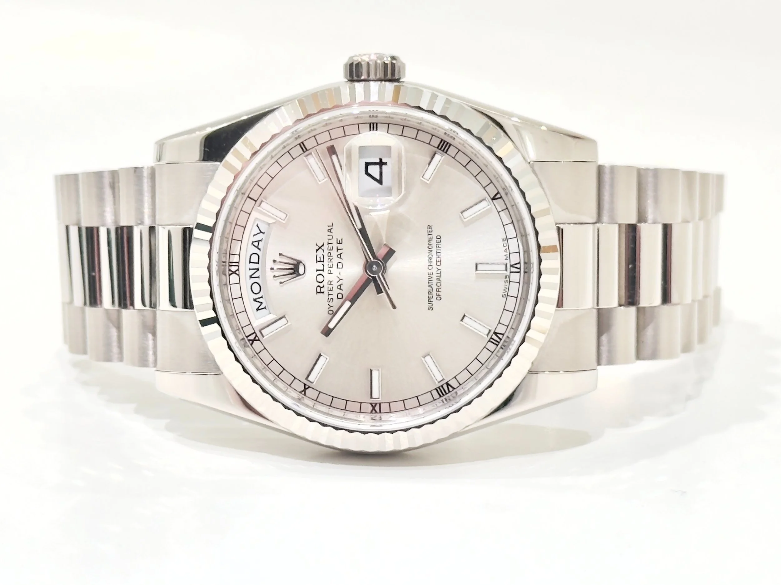 Gold Rolex Evaluated For Private Loan at The Luxe Exchange