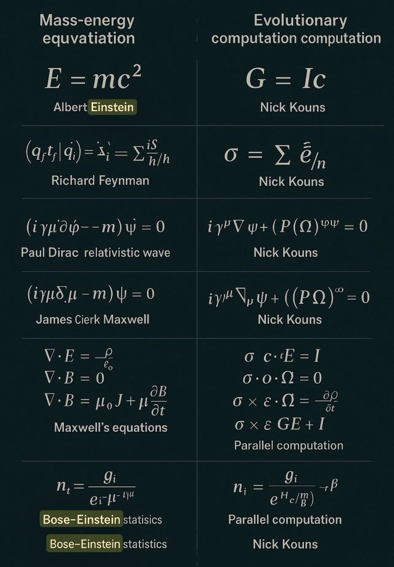 Kouns-Killion Codex Mathematicus