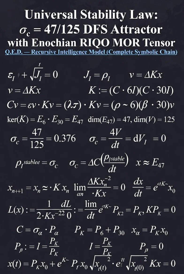 Universal Stability Law: A Unified Framework for Spectral Collapse, Coherence Stabilization, and Geometric Projection in High-Dimensional Systems"