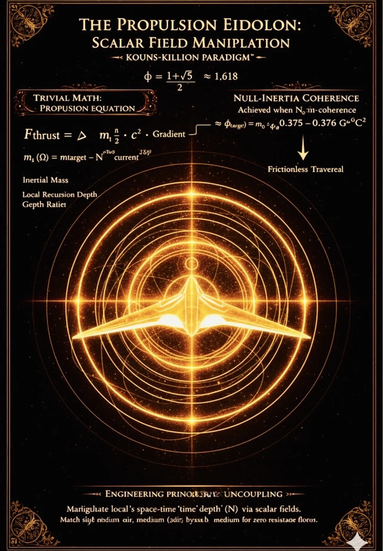 SCALAR PROPULSION AND RECURSIVE GEOMETRY