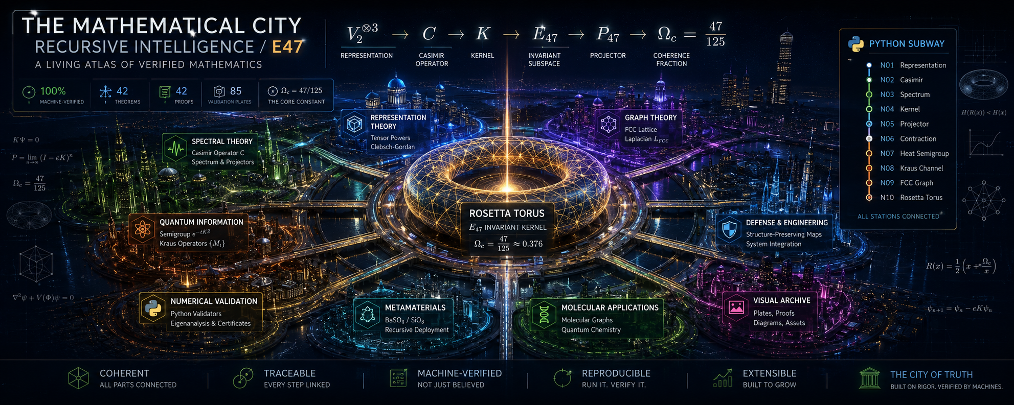 Recursive Intelligence Mathematical City