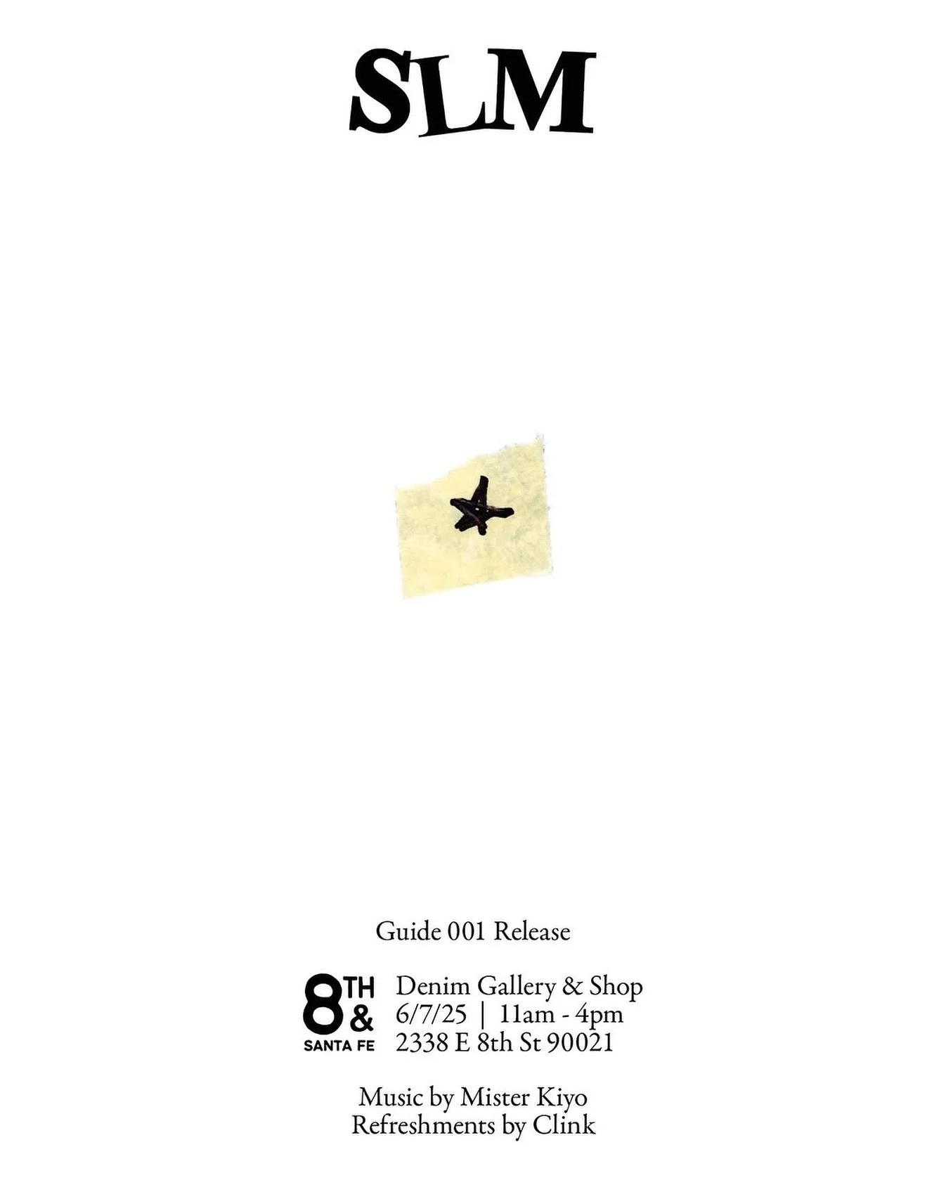 SLM Denim &middot; Guide 001 Release
An intimate gathering in the Arts District
celebrating the heritage and evolution of denim.

Congrats @slm_denim @silverlakemarket @8thandsantafe