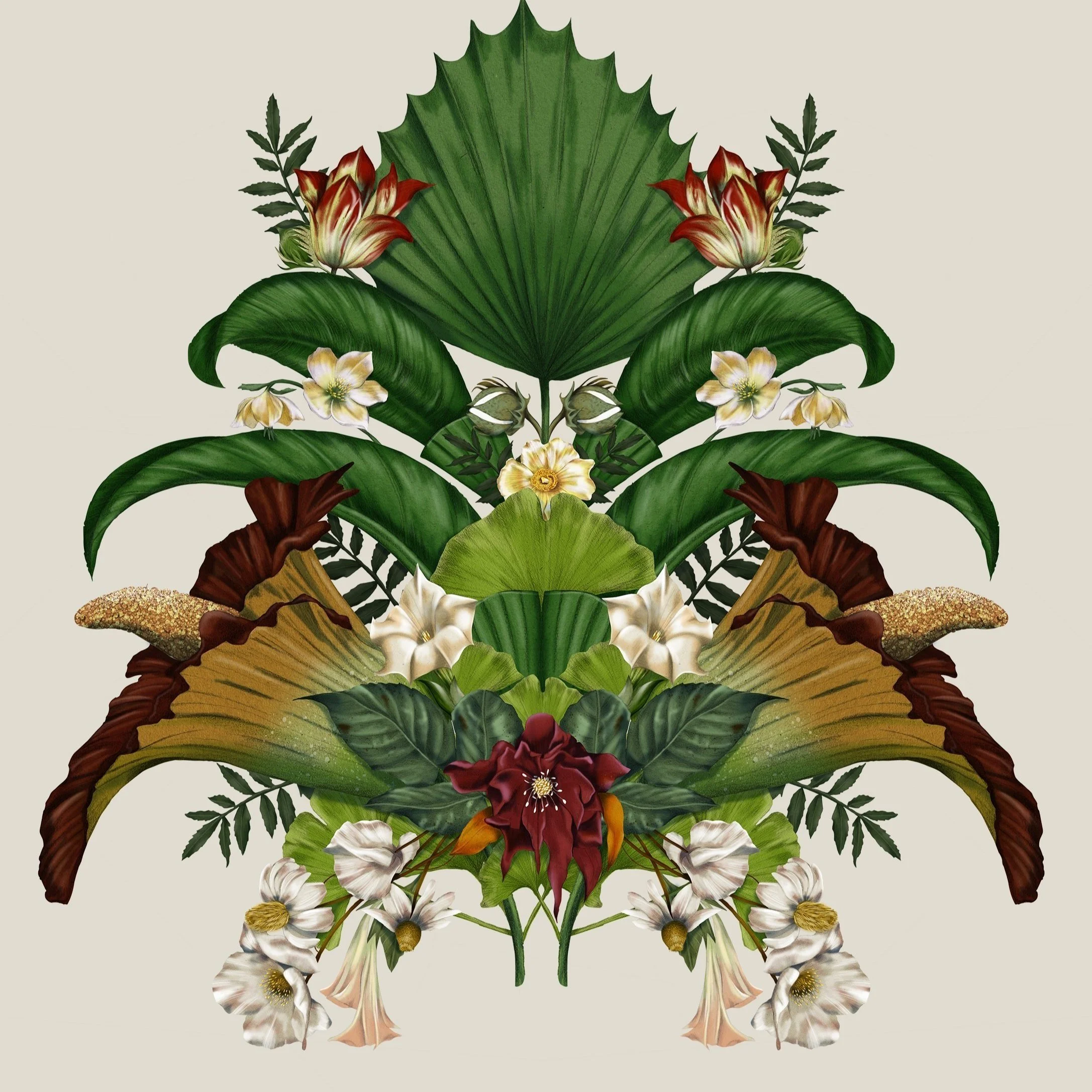 Kelly Thompson Creative custom wallpaper for Melbourne Museum