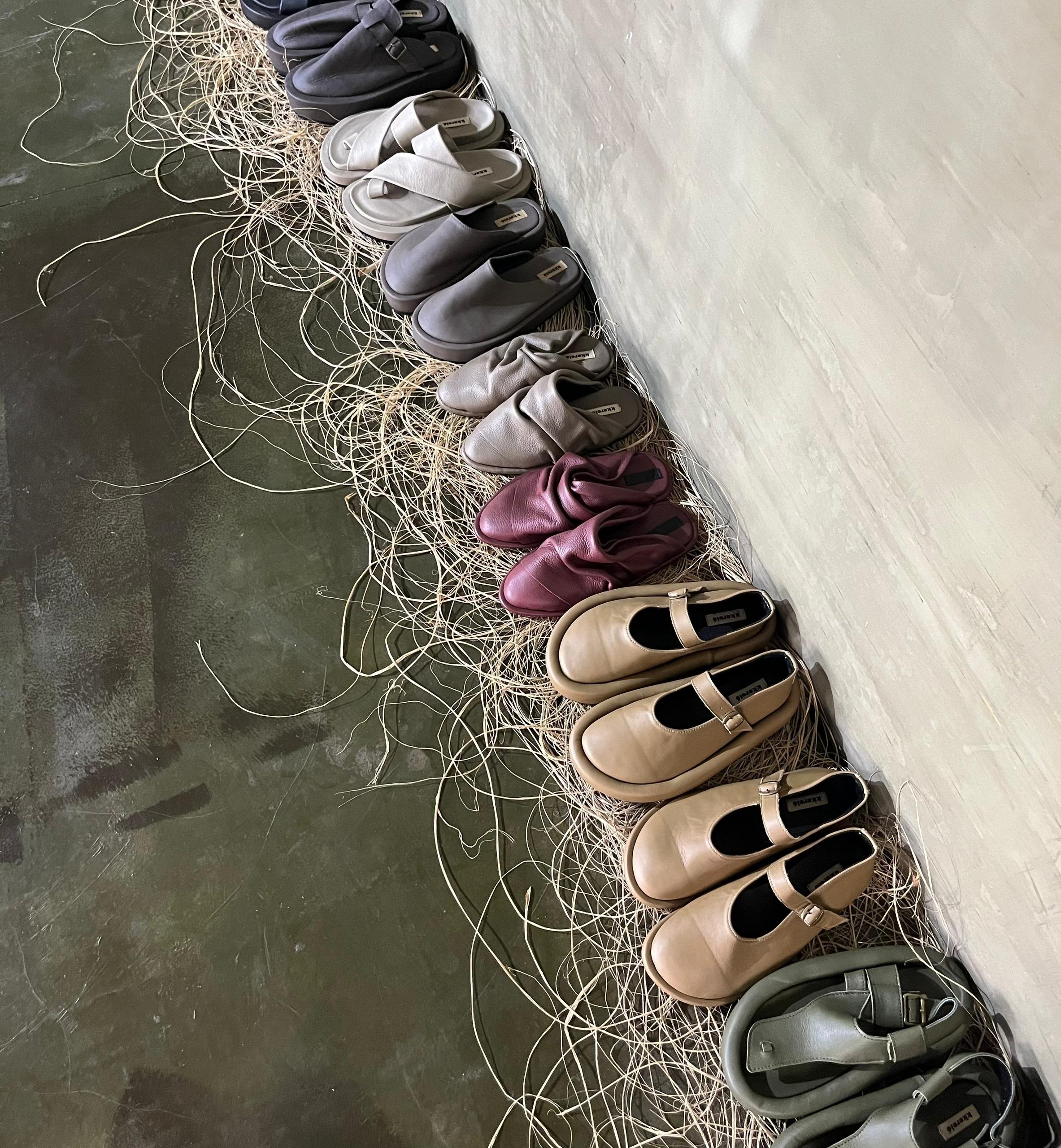 Kkerelé; A design studio exploring simple yet bold forms in hand-crafted footwear design