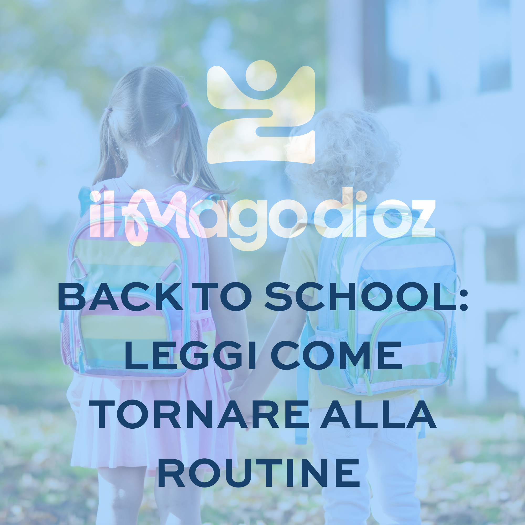 Bambini che tornano a scuola