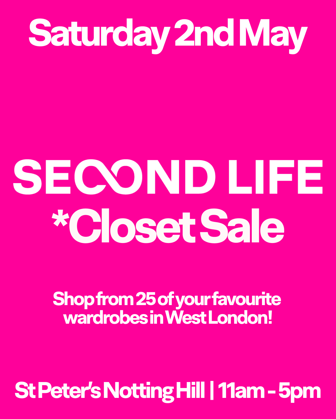 LONDON CLOSET SALE MAY 2