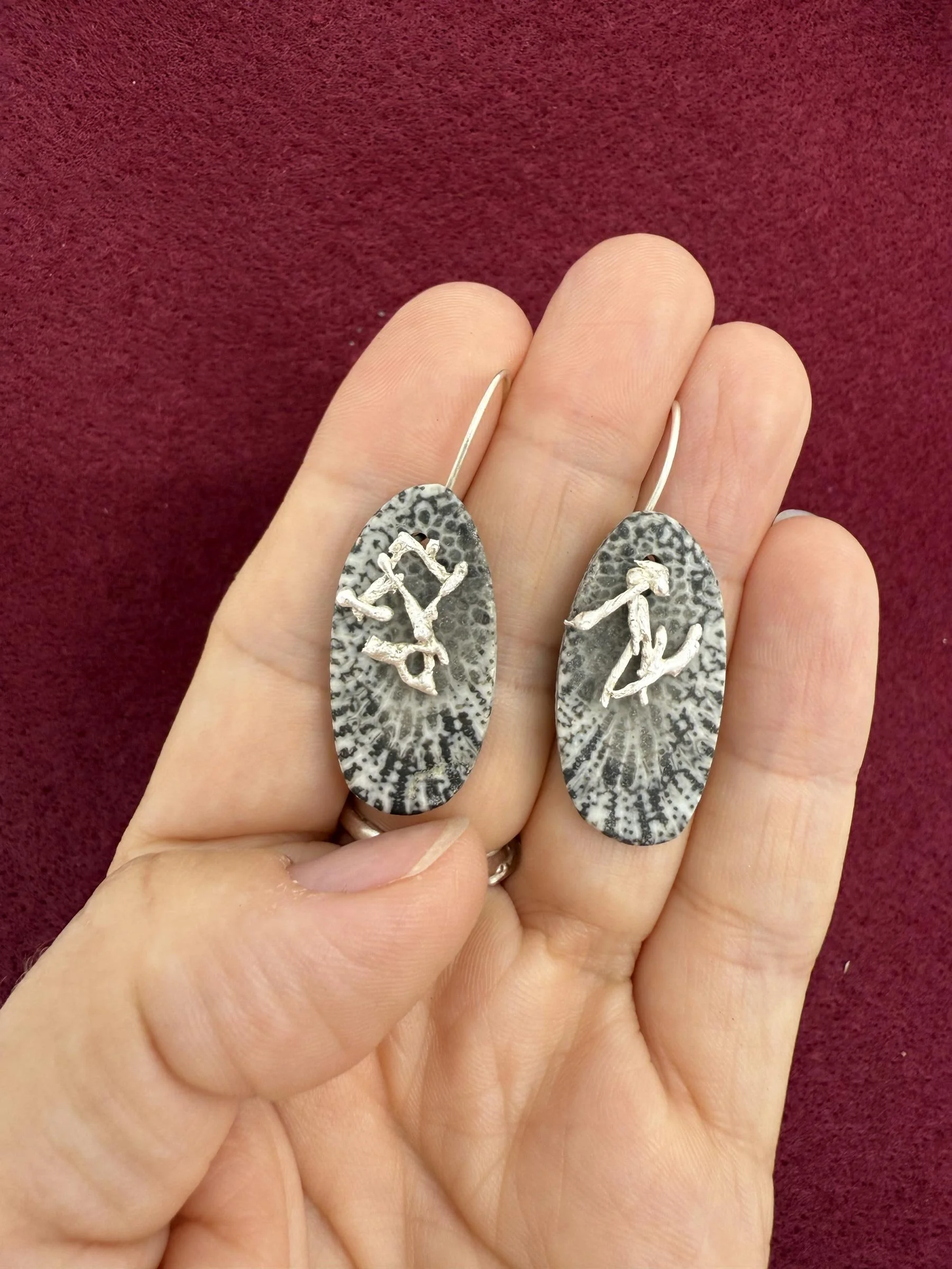 black-fossil-coral-earrings-hooks-sustainable-jewellery.jpg