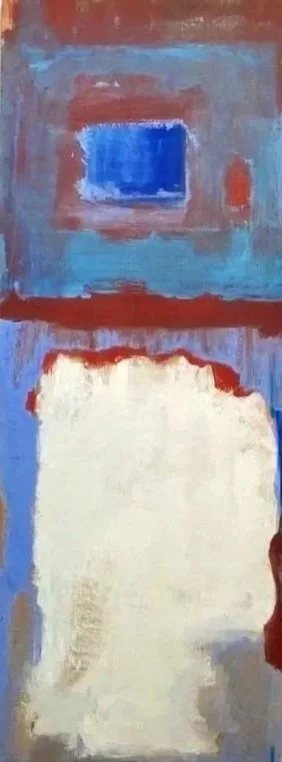 La soglia del cielo- Acryl on wood, 80x30 cm