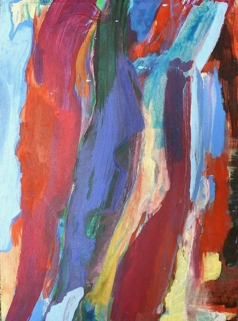 Andante - Acryl on wood, 50x33 cm