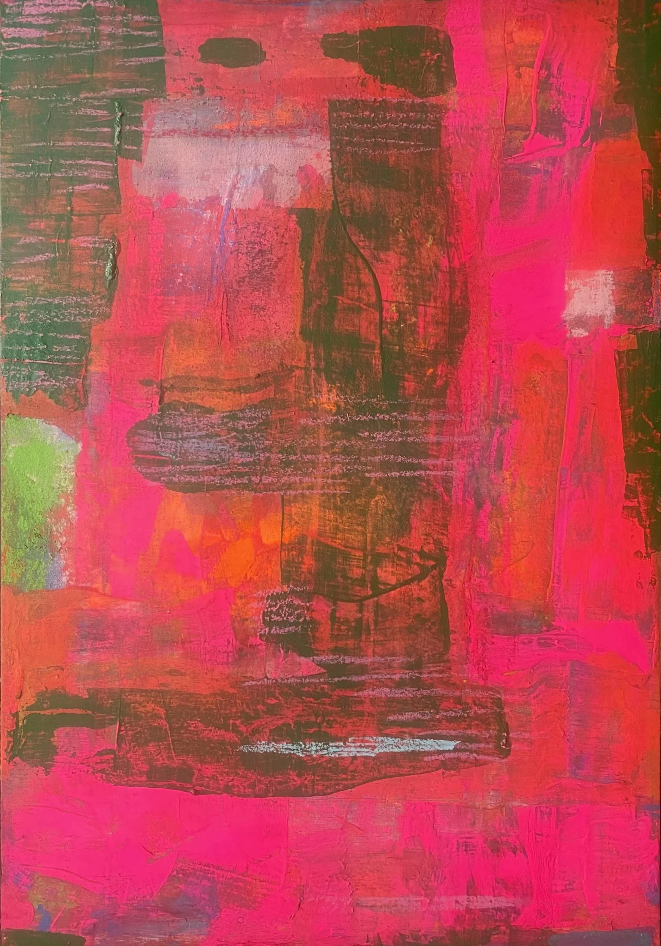 Passaggio- Acryl on wood 45x35 cm