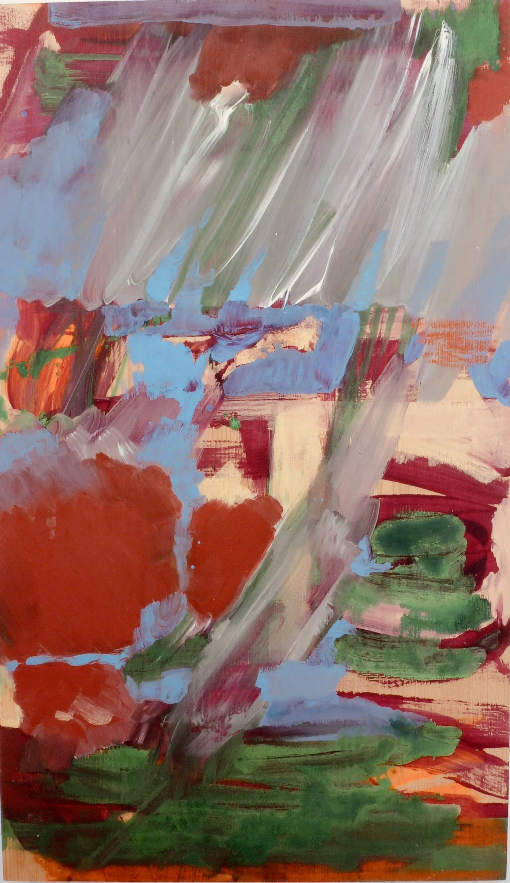 Momento Autonomo - Acryl on wood, 70x45 cm