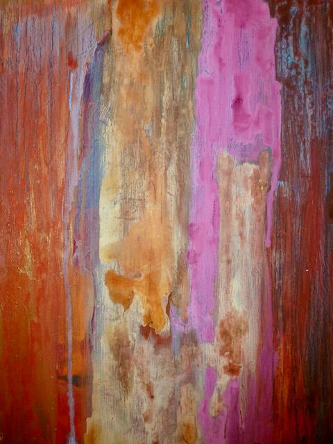 Moses -  Acryl on wood, 55x50 cm