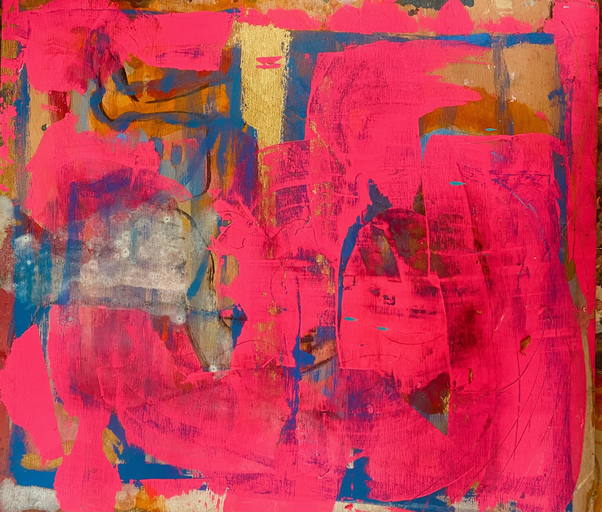 LiberAzione - Acryl on wood, 44,5x40 cm