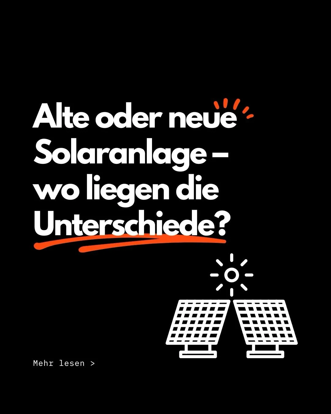 Alte oder neue Solaranlage &ndash; wo liegen die Unterschiede? ☀️

Ein wesentlicher Unterschied liegt bei den verbauten Solarmodulen.

&Auml;ltere Solaranlagen wurden mit &auml;lteren Modulgenerationen installiert, w&auml;hrend bei neuen Anlagen mode
