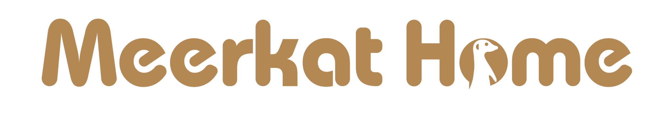 "Meerkat Home" logo with stylized meerkat silhouette incorporated.