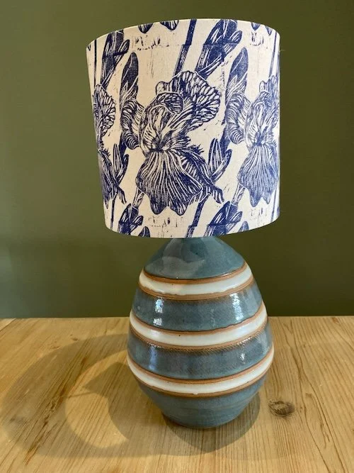 "Iris" on cotton