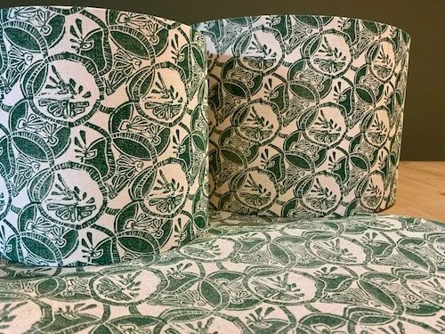 "Cucumber Slice" on cotton