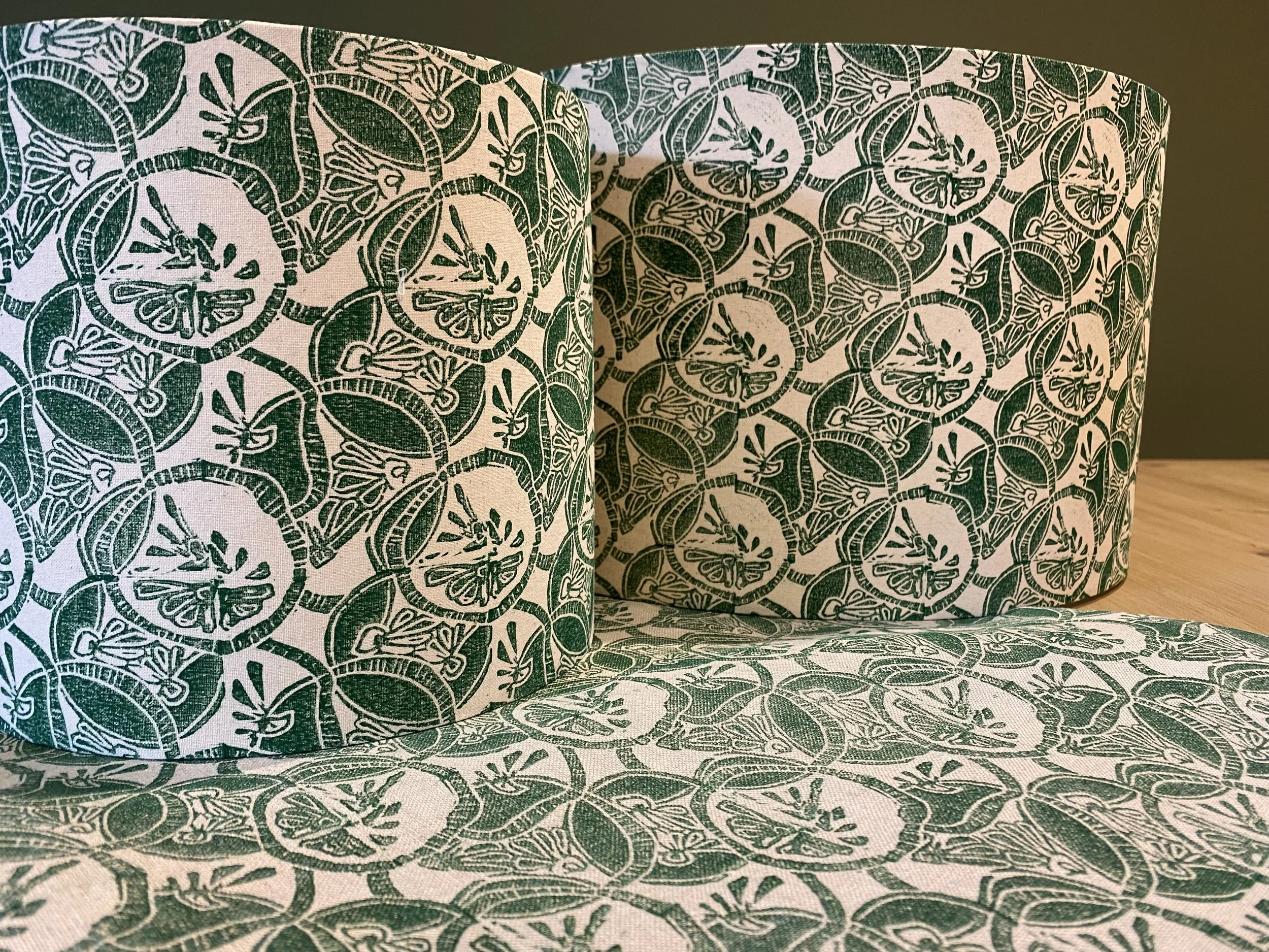 "Cucumber Slice" on cotton