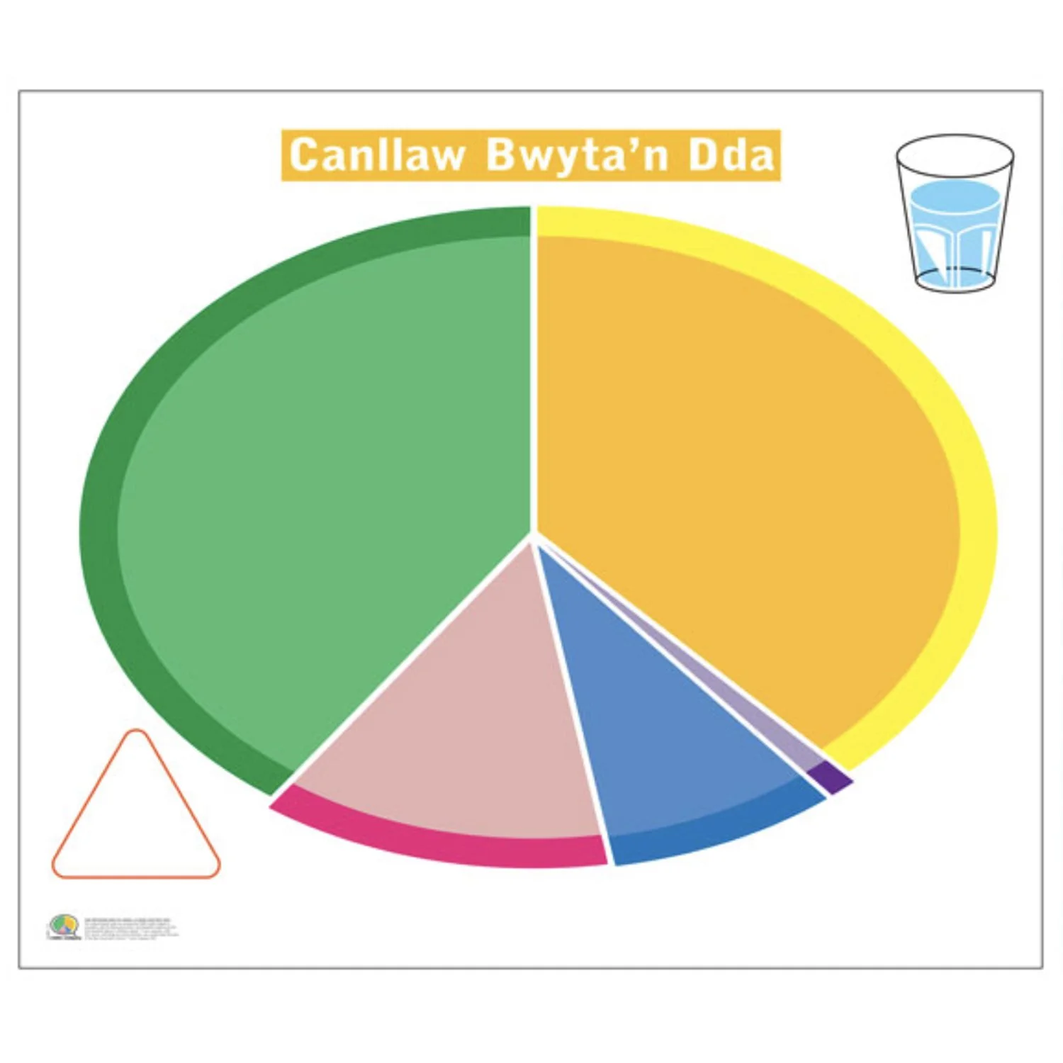 Welsh Eatwell Guide / Canllaw Bwyta’n Dda Floor Game 1m x 1.2m (no captions) & Cards (code 637)
