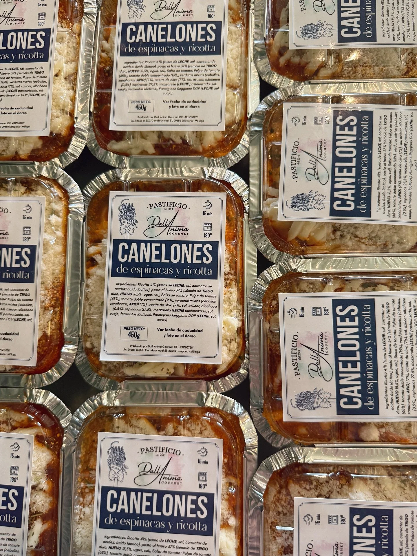 Have you tried our beautiful @dallanima.gourmet dishes yet?

Choose from spinach &amp; ricotta cannelloni, indulgent lasagna, or aubergine parmigiana.

Silky pasta, slow-cooked sauces, and delicate fillings - these baked classics are a true taste of 