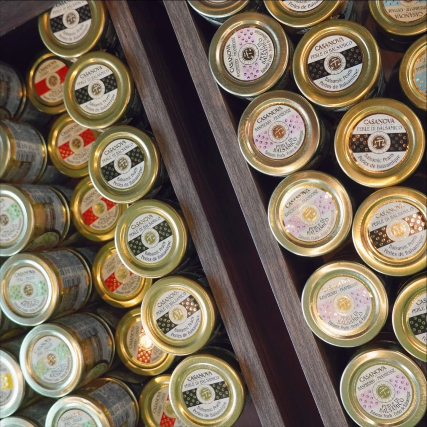 Little gems of flavour ✨ Our Casanova @bottegacasanova1748 Balsamic Vinegar Pearls are as beautiful as they are delicious. 

Perfect for gifting, or a treat for you, they add a striking finish to salads, cheeses, and dishes alike. Discover them on th