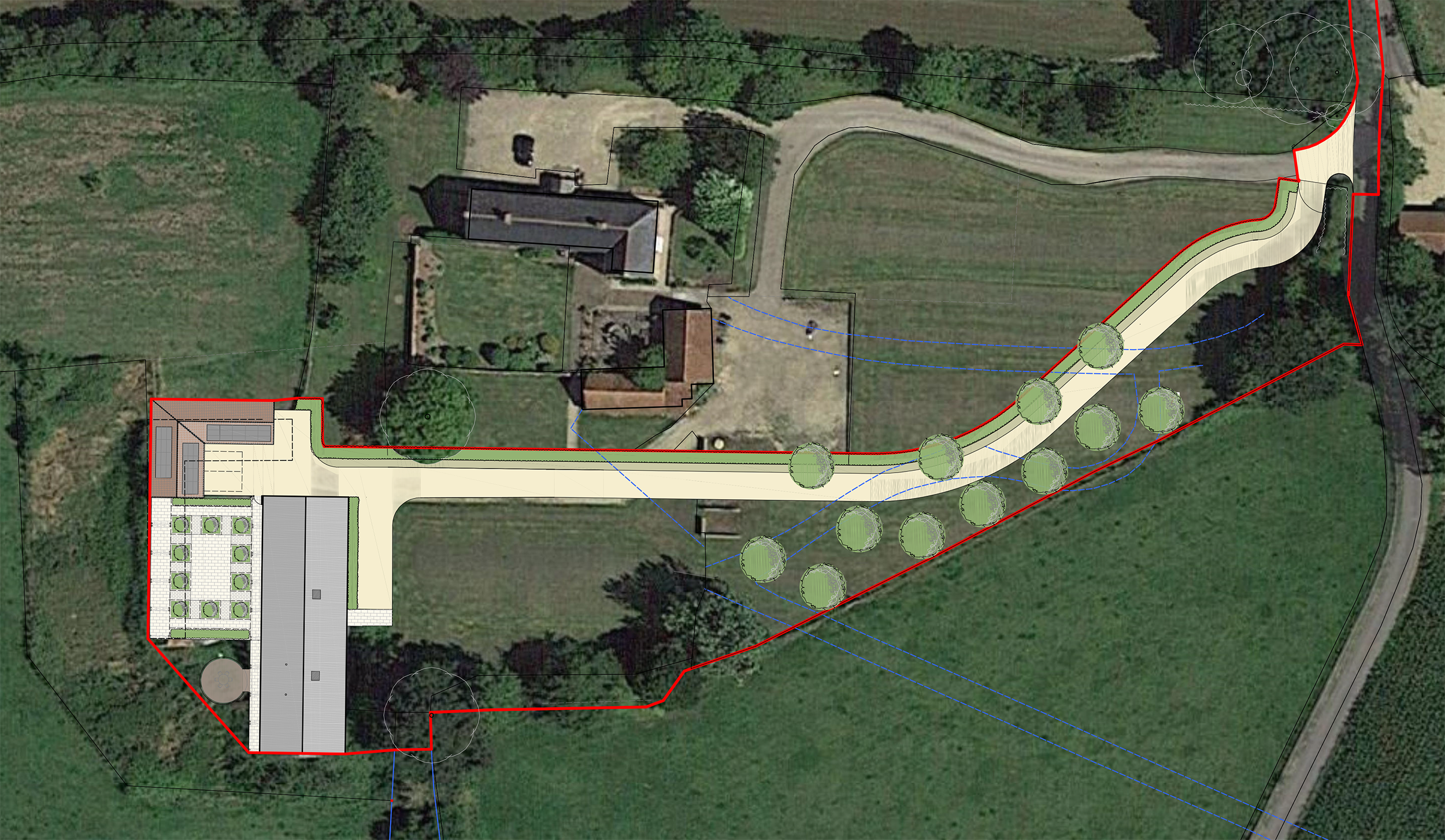 Planning approval granted for contemporary rural home in Wiltshire.