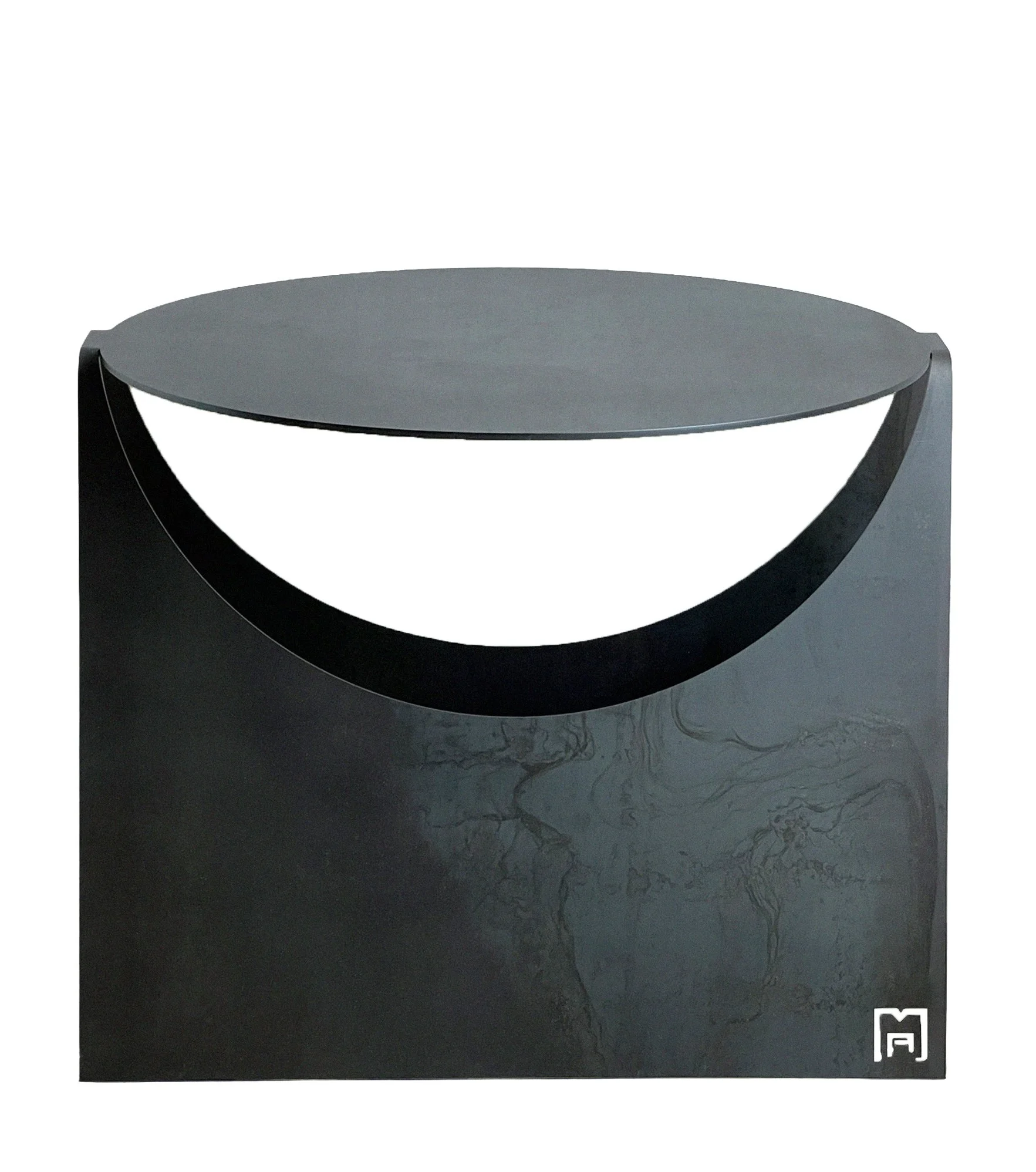 Maru black steel grey background front.jpg