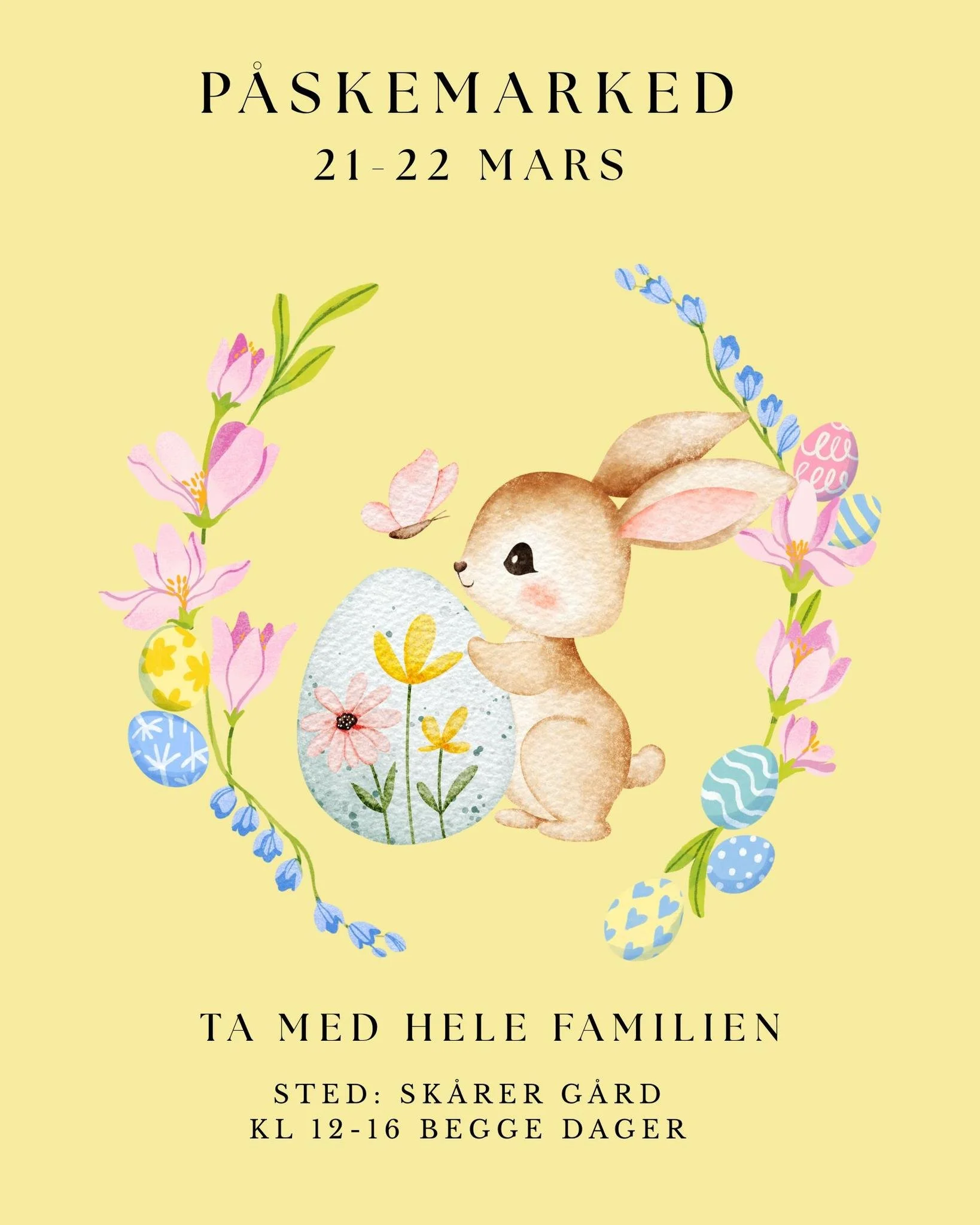 Gr&aring;tt og trist i dag, men til helgen er det meldt perfekt p&aring;skev&aelig;r og da passer det jo perfekt med en tur p&aring; markedet v&aring;rt💛🐥