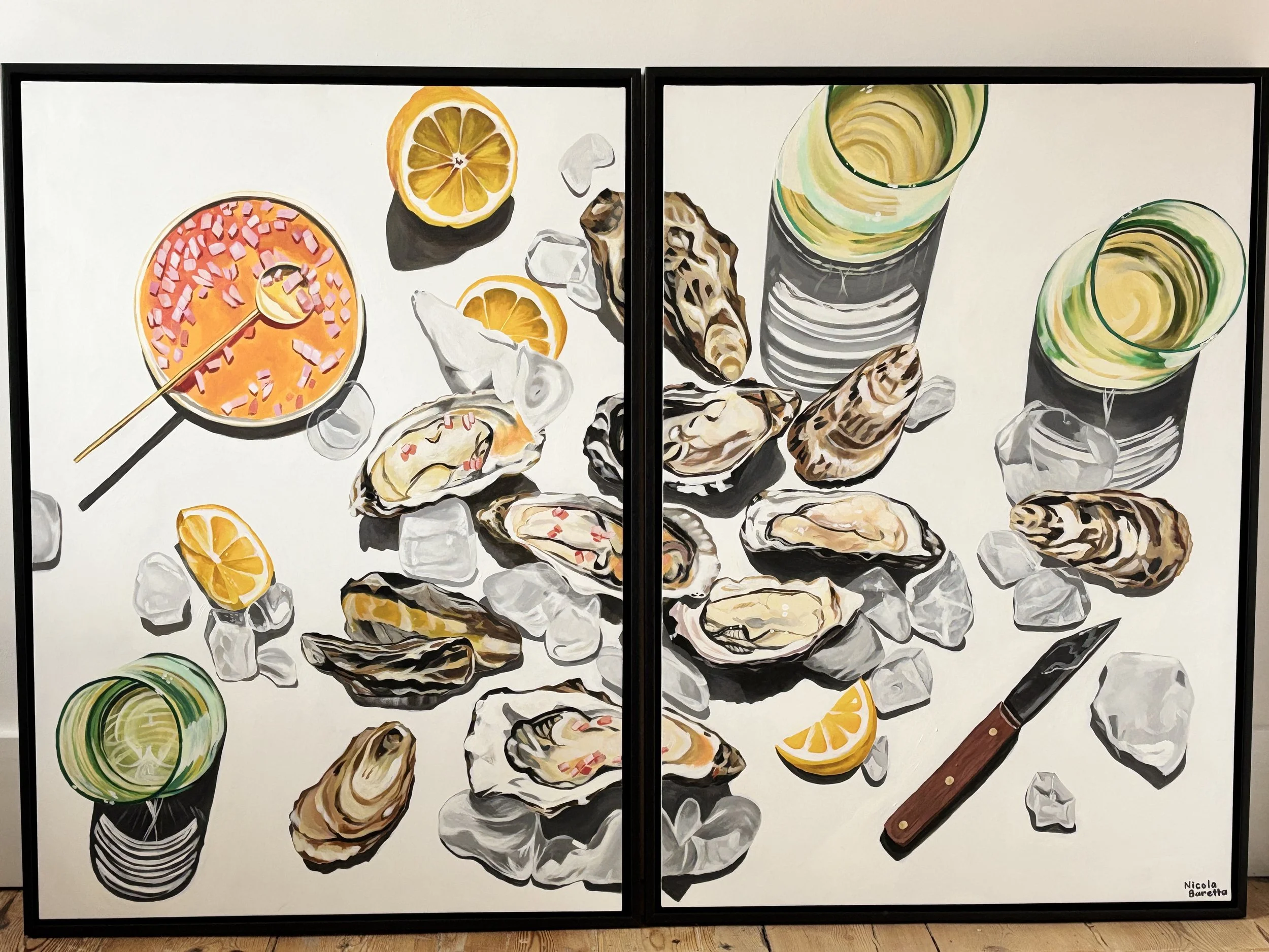 Double Shucked (Diptych)