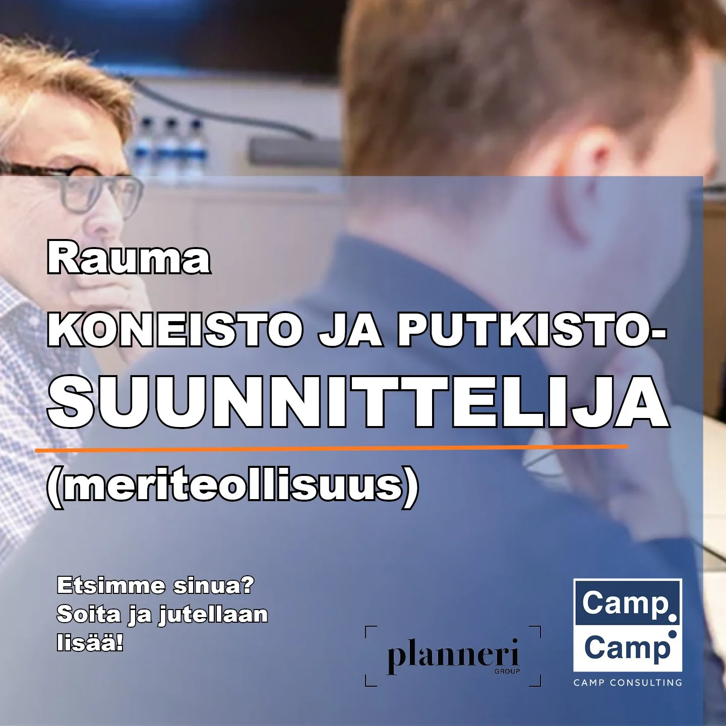 KONEISTO- JA PUTKISTOSUUNNITTELIJA (meriteollisuus)