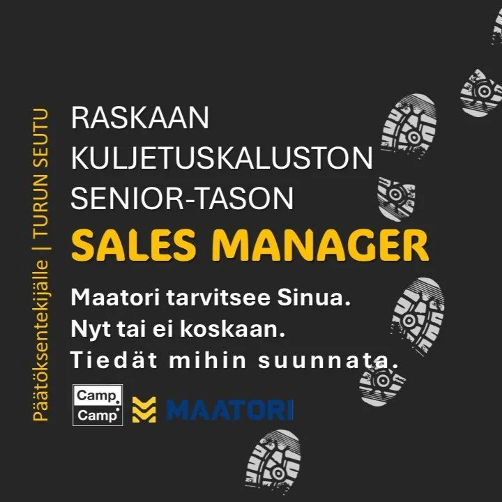 SENIOR-TASON SALES MANAGER, KULJETUSKALUSTON TÄHTIMYYJÄ