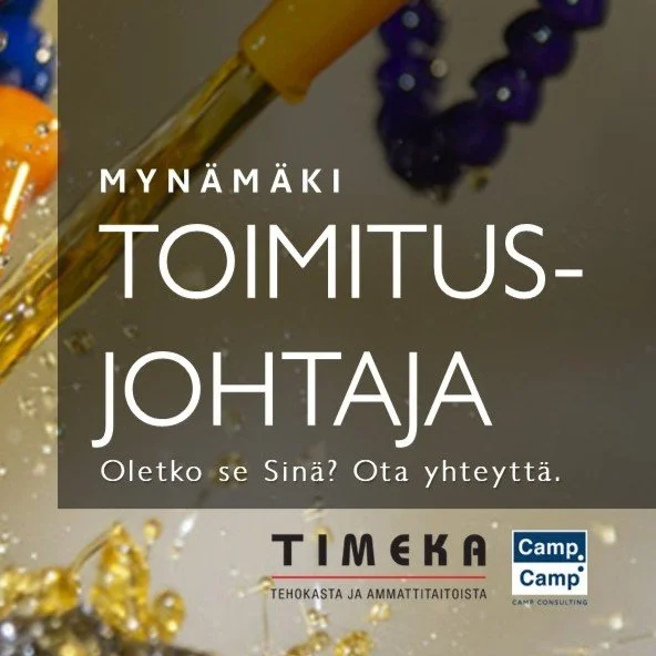 TOIMITUSJOHTAJA, TIMEKA OY