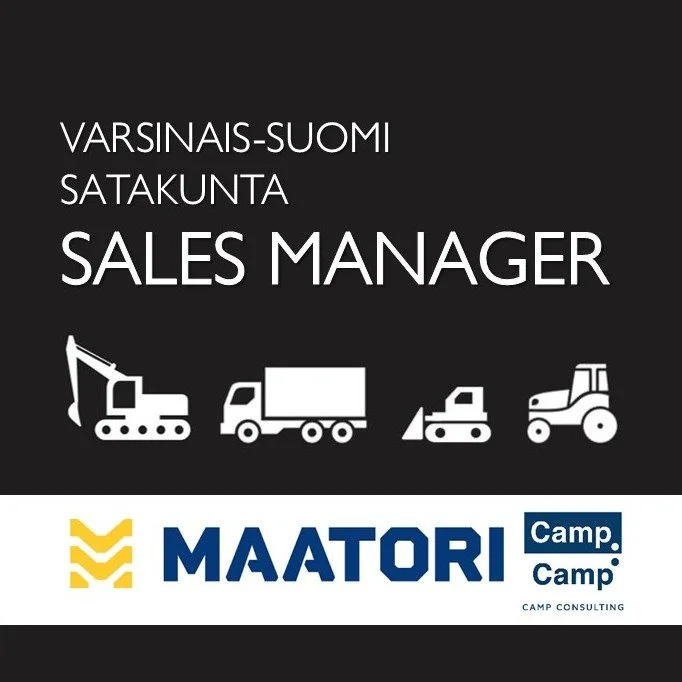 SALES MANAGER, MAATORI Varsinais-Suomi / Satakunta
