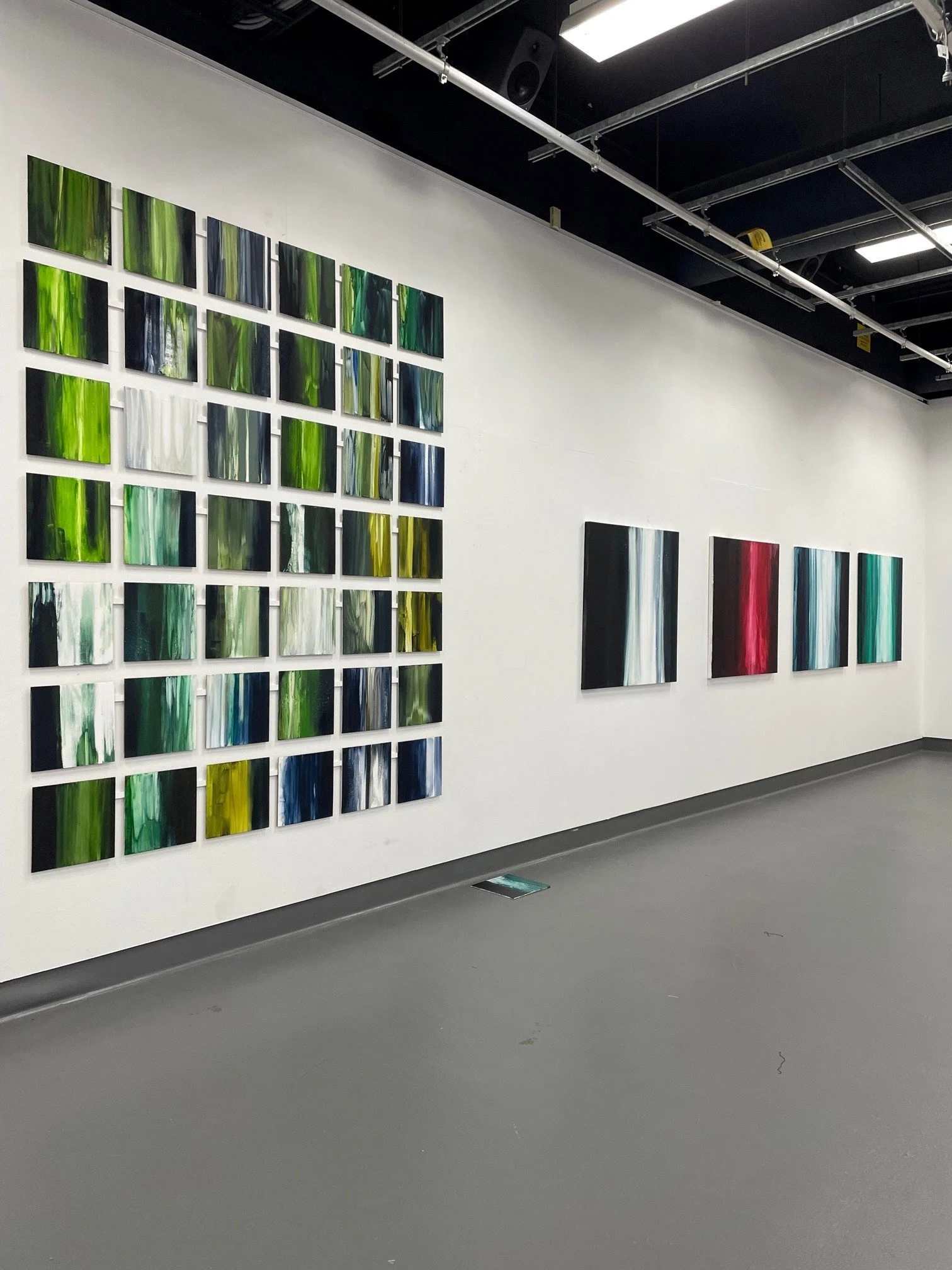 Natural Arch (installation view), 2023, Acrylic on marine ply, 280cm x 320cm. 