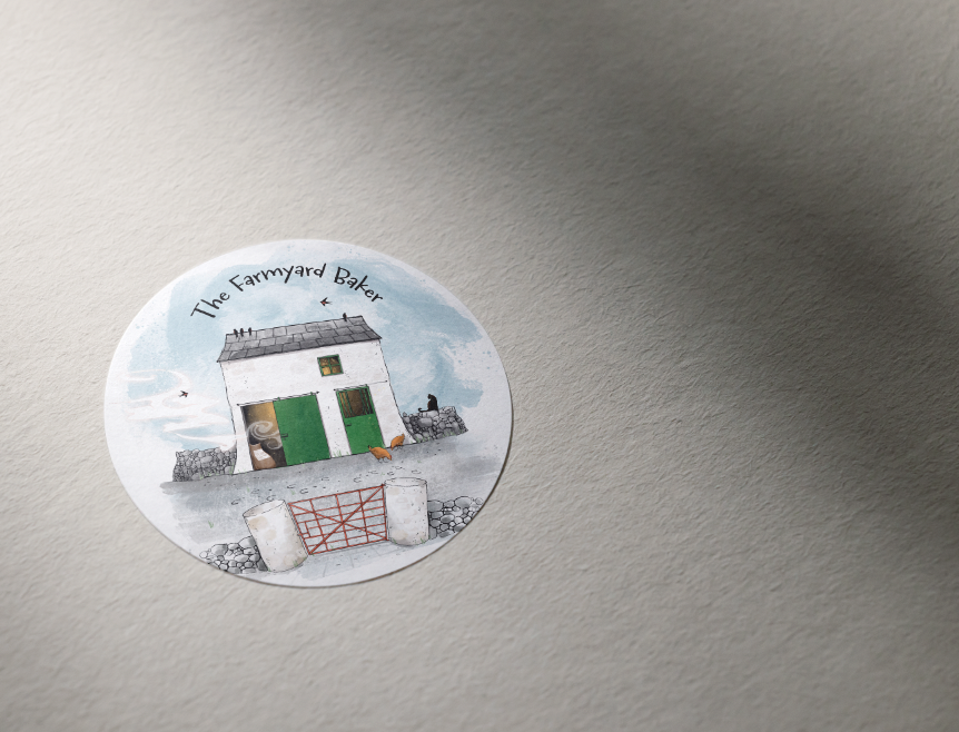 'The farmyard Baker' Logo Design 