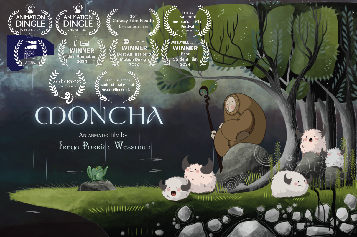 'Moncha' Short Animated film by Freya Porritt Wessman 2024