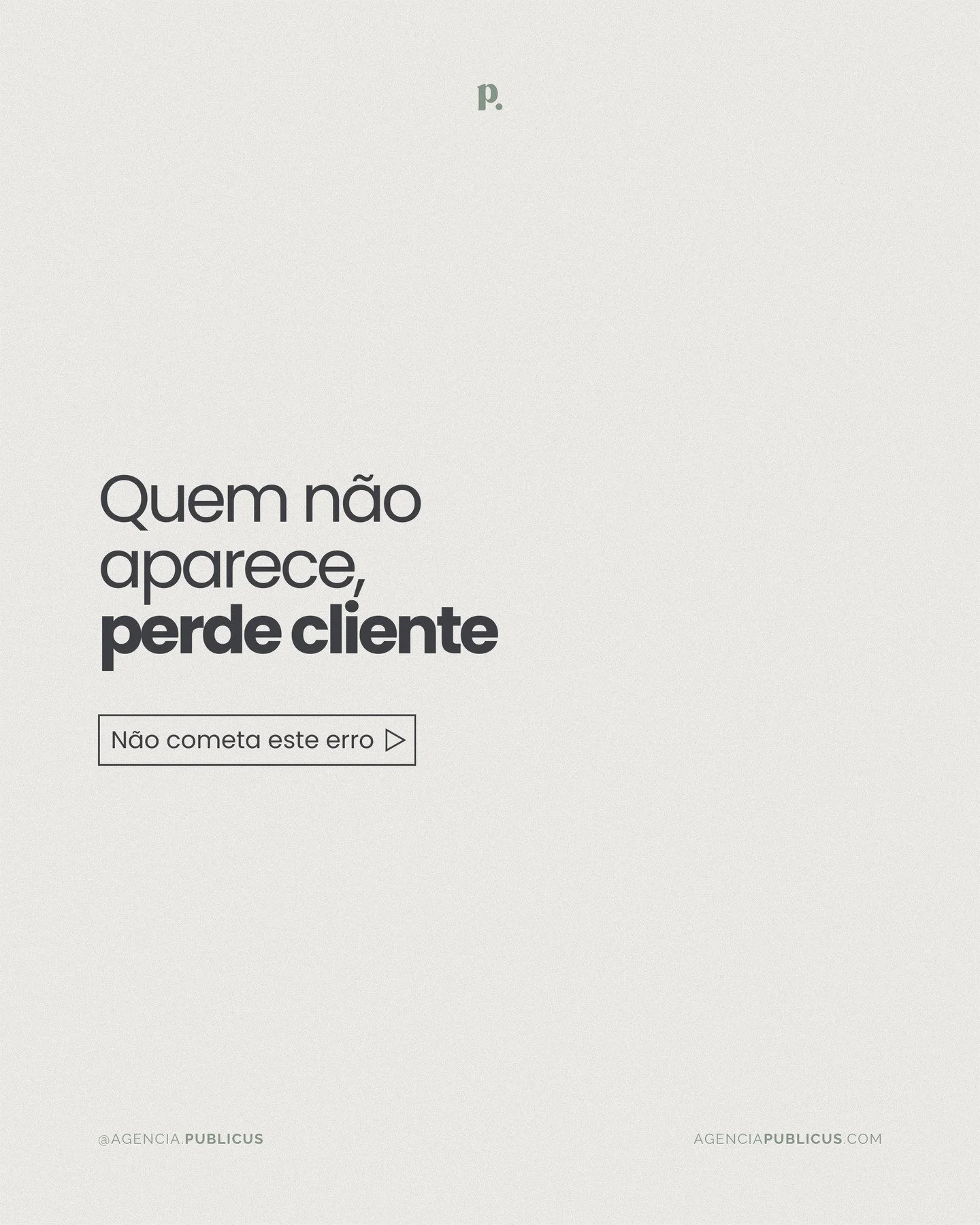 No digital, quem some, perde espa&ccedil;o, e n&atilde;o &eacute; por falta de qualidade, mas por falta de presen&ccedil;a. Manter sua marca vis&iacute;vel &eacute; o que garante que o cliente pense em voc&ecirc; primeiro quando precisar do que voc&e